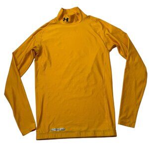 Under Armour Golden Yellow Turtleneck Long Sleeve Shirt.  Size Boy's Medium